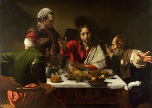 A Ceia em Emaús, 1601 (óleo e têmpera sobre tela)
